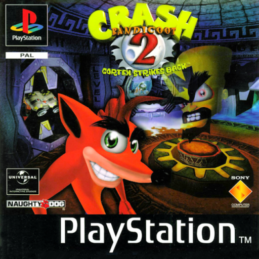 Crash Bandicoot 2 - Cortex Strikes Back cover artwork