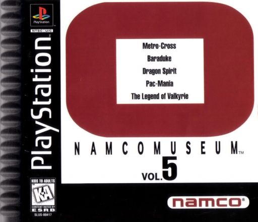 Namco Museum Vol. 5 cover artwork
